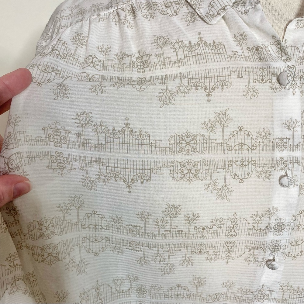 Pendleton Lightweight Button Front Top L - image 3